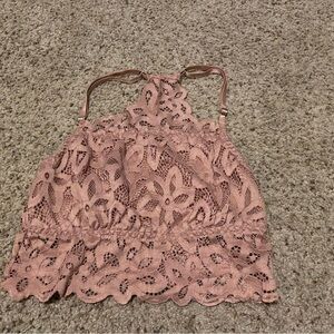 Love Tree Lace Camisole in Blush